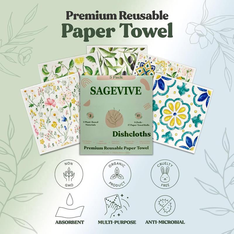 SparkleWipe – Paños de Limpieza de Cocina Multiusos