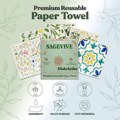 SparkleWipe – Paños de Limpieza de Cocina Multiusos