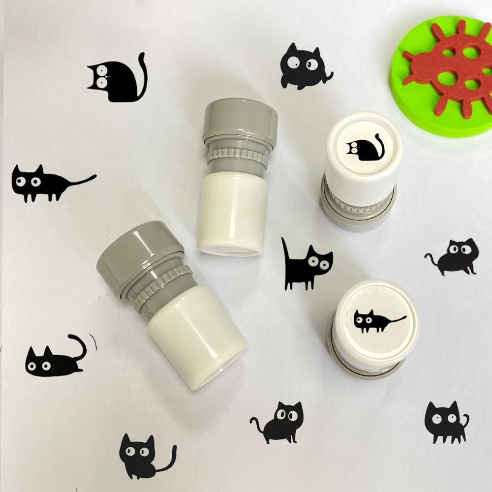 MeowMark – Juego de sellos con patrón de gatos
