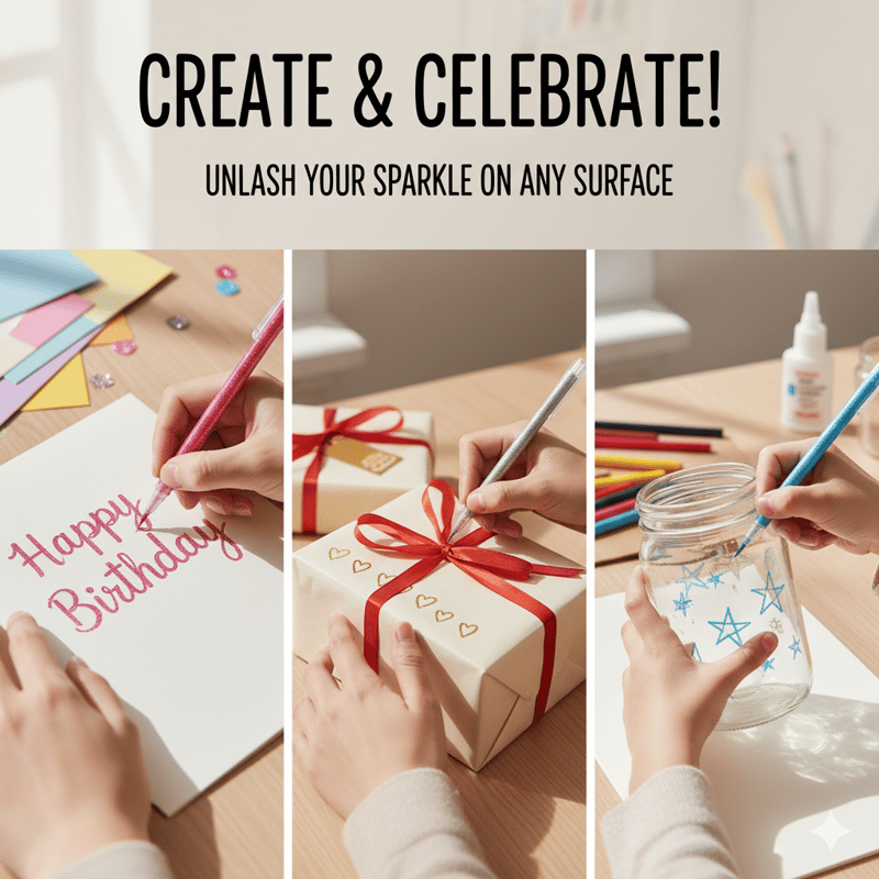 SparkWrite - Colección de bolígrafos de gel atrevidos y coloridos