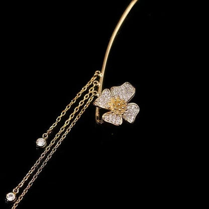 ButterGlow – Pendientes de flecos de mariposa de circonita cúbica