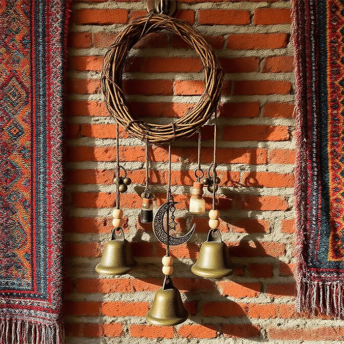 MystiBell – Campana colgante bohemia para puerta