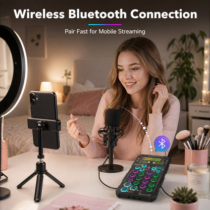 SoundMorph – Tarjeta Cambiador de Voz Portátil en Vivo