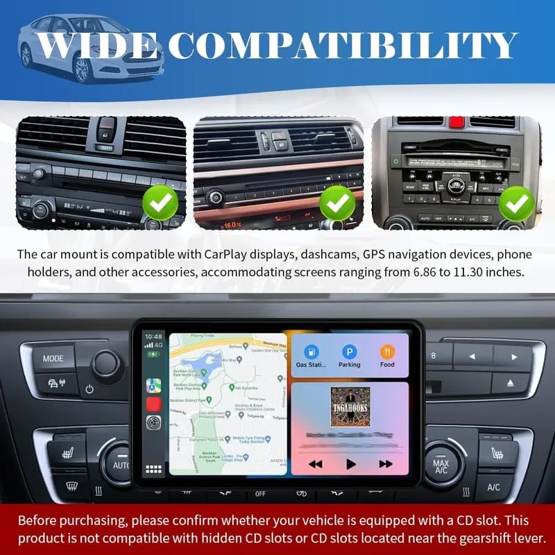 SpinDock – Soporte de Pantalla Universal para Coche
