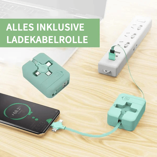 PowerNest – Caja Organizadora Multifunción para Cables de Carga Rápida