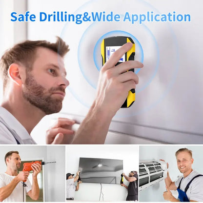 WallSense Pro – Escáner de pared con detector de metales de precisión