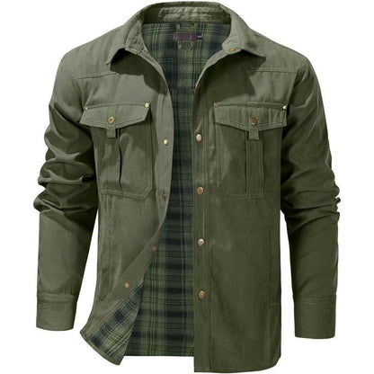 VistaWork – Camisaco utilitario versátil con forro de franela