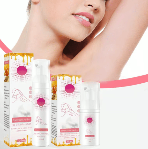 GlowSmooth – Feuchtigkeitsspendendes Haarentfernungsspray