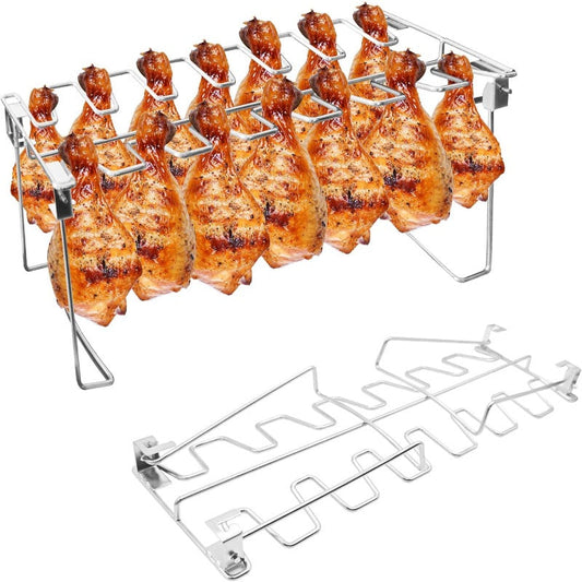 GrillNest – Klappbarer Hähnchenschenkelhalter