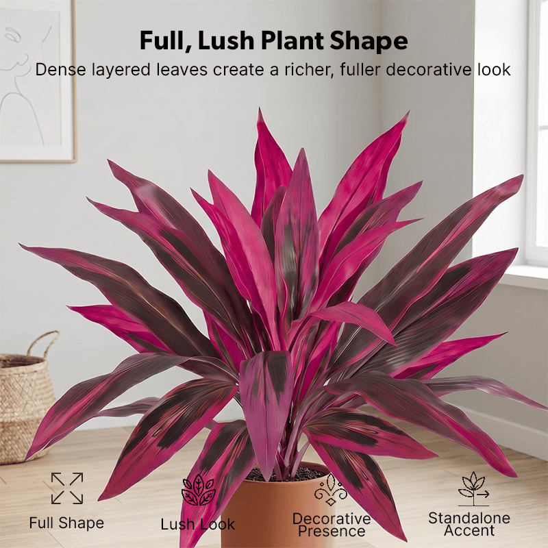 UrbanJungle – Juego de dúo de plantas tropicales artificiales