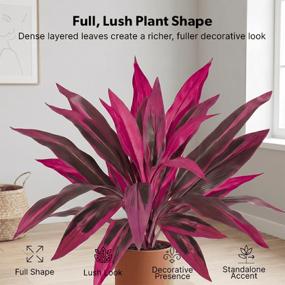 UrbanJungle – Juego de dúo de plantas tropicales artificiales
