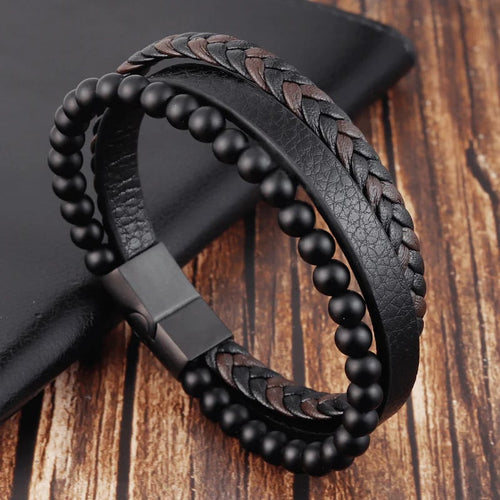 ShadowBand – Pulsera de cuero atemporal