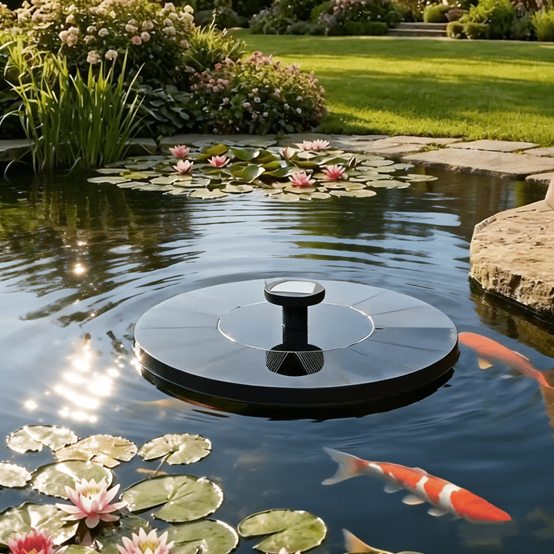 SolarRipple – Sistema de fuente para jardín
