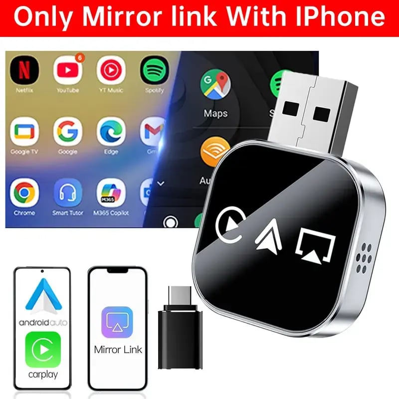 MirrorMax – Nahtloser kabelloser CarPlay-Konverter