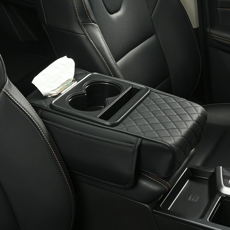 DriveEase – Multifunktionales Auto-Armlehnenpolster