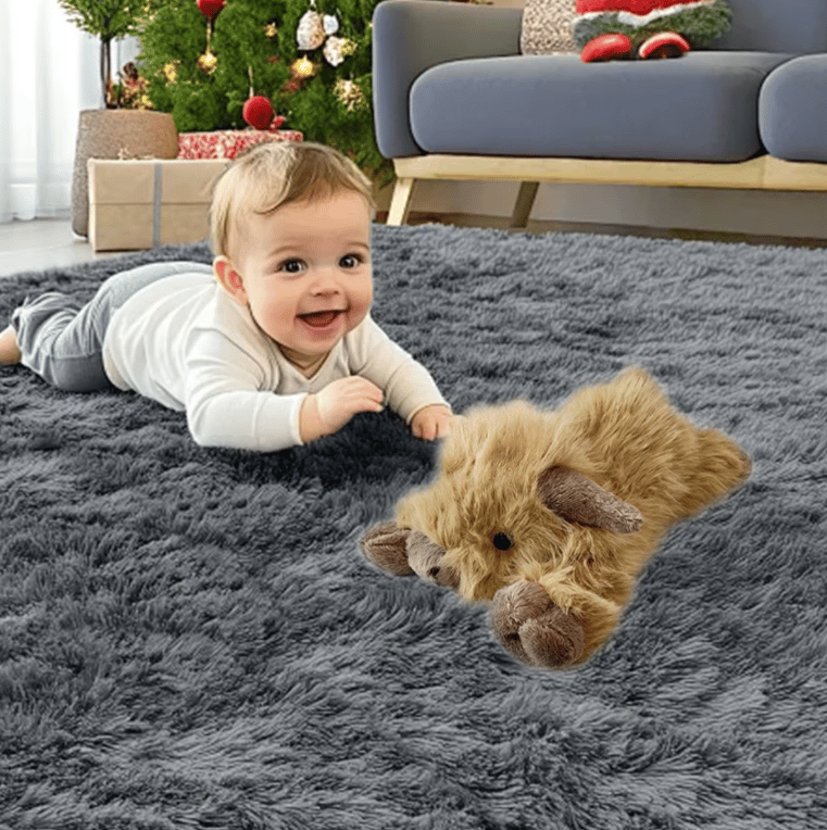 HighlandHugs – Peluche de vaca de las Highlands de dibujos animados adorable