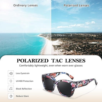 VisionGuard - Gafas de sol polarizadas sobrepuestas UV400