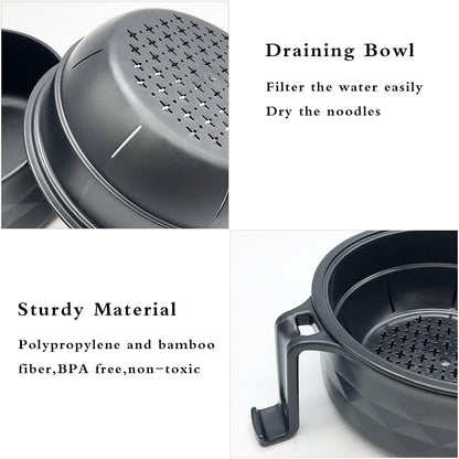LunchNest – Juego duradero de tazas para fideos instantáneos