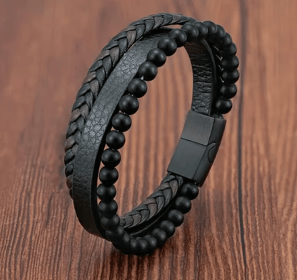 ShadowBand – Pulsera de cuero atemporal