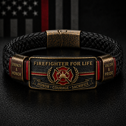 RedLineValor – Pulsera Orgullo Bombero