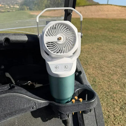 CoolCruise – Ventilador pulverizador de refrigeración premium para portavasos