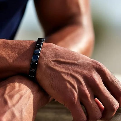 AuraLink – Pulsera de hematita para protección y energía