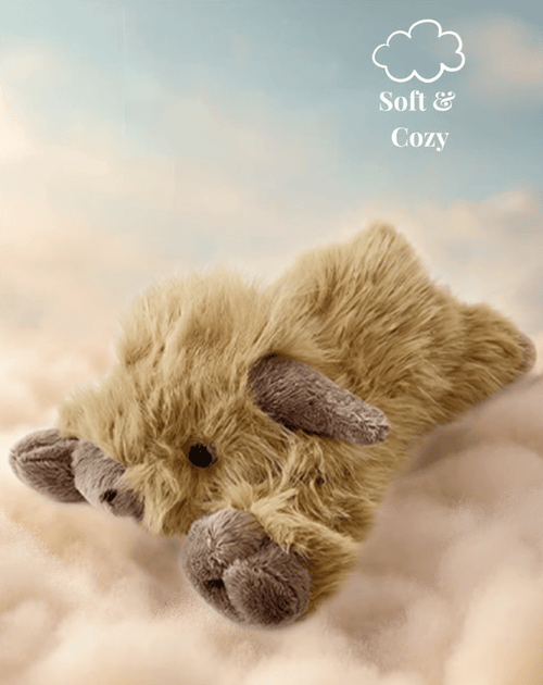 HighlandHugs – Peluche de vaca de las Highlands de dibujos animados adorable