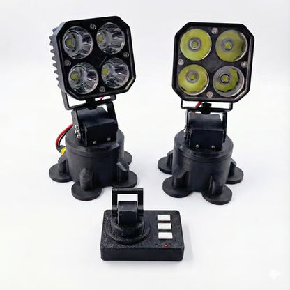 Motorized Remote Control Laser LED Searchlight