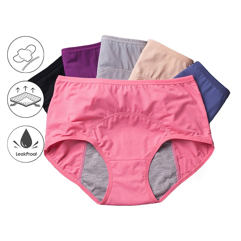 PureWear – Bragas menstruales de cintura alta a prueba de fugas