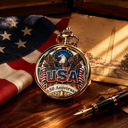 LibertyChrono – Reloj de Bolsillo 250 Aniversario de EE. UU.