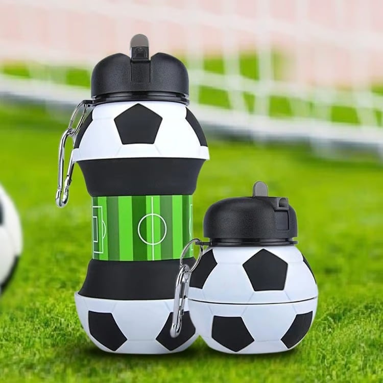 SportSip – Vaso de silicona plegable con forma de pelota deportiva