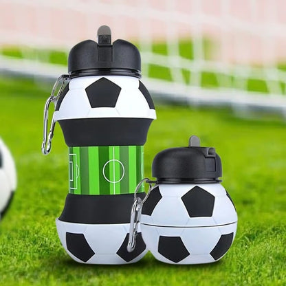 SportSip – Vaso de silicona plegable con forma de pelota deportiva