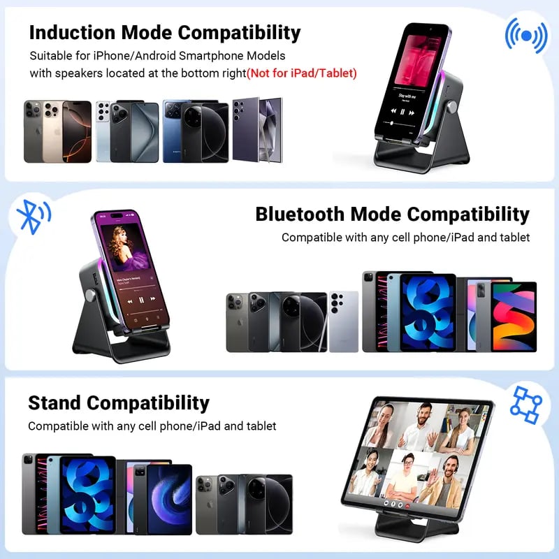 BeatStand – Altavoz Bluetooth multifunción inalámbrico