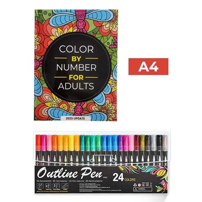 QuietCanvas – Libro para colorear terapéutico para adultos