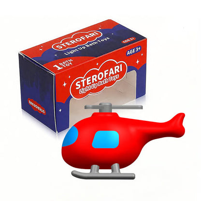 SplashRide – Coche de juguete para el baño con luces LED
