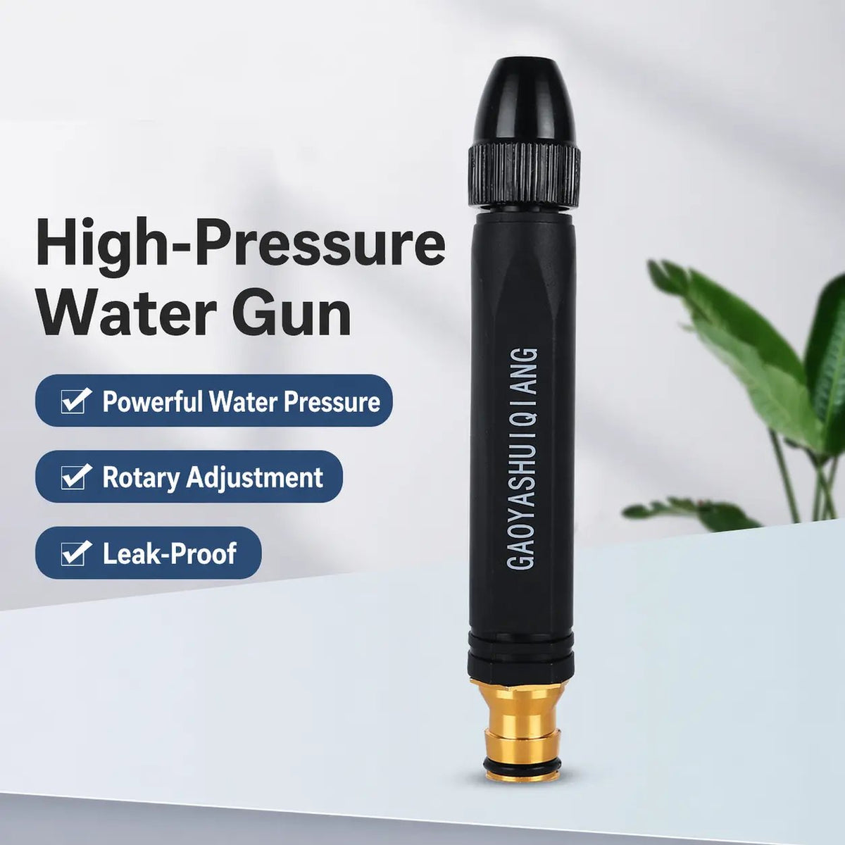 PowerSpray – Pistola de agua a presión hidroeléctrica