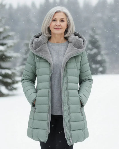 Olivia™ – Isolierte Winterjacke mit Sherpa-Kapuze