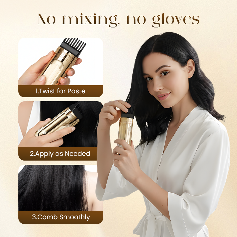 ShadeMatch – Herramienta de coloración capilar de doble peine Acabado natural