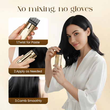 ShadeMatch – Herramienta de coloración capilar de doble peine Acabado natural