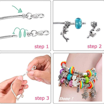 Charmella – Bastelset für Mädchen-Charm-Armbänder
