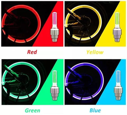 Luces NeonSpin – Brillo LED para Válvulas de Neumáticos