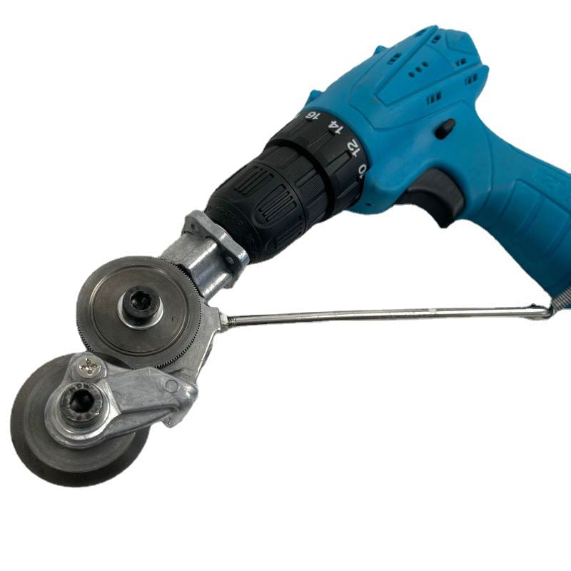 DrillShear – Aditamento cortador de metal para taladro eléctrico