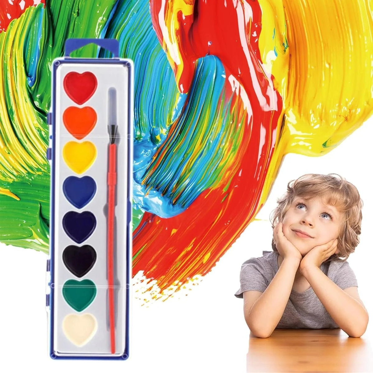 🎨Mini-Aquarellfarbkasten 2026 zum Valentinstag | Romantisches Kunstgeschenk💖