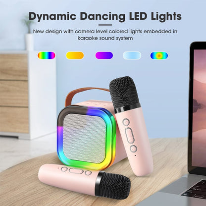 BeatVox – Mini-Karaoke-Lautsprecher mit Mikrofonen