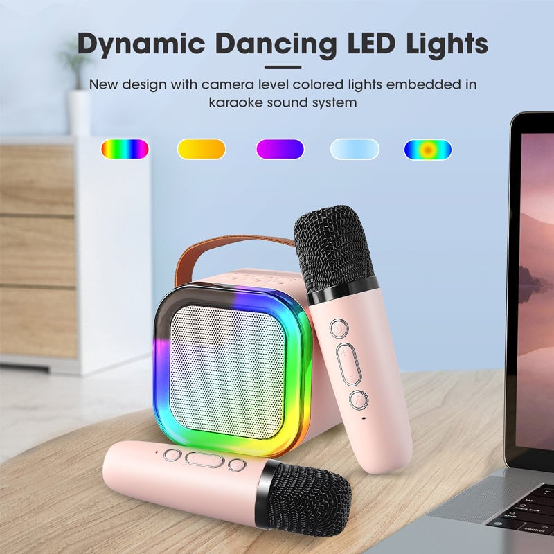 BeatVox – Mini-Karaoke-Lautsprecher mit Mikrofonen