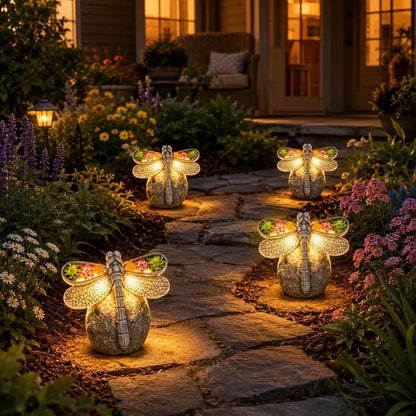 GlowWing – Luz solar para jardín con forma de libélula