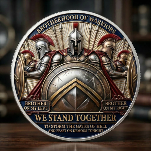 Unidad Nacida de la Guerra – Moneda de Colección de Hermanos de Armas