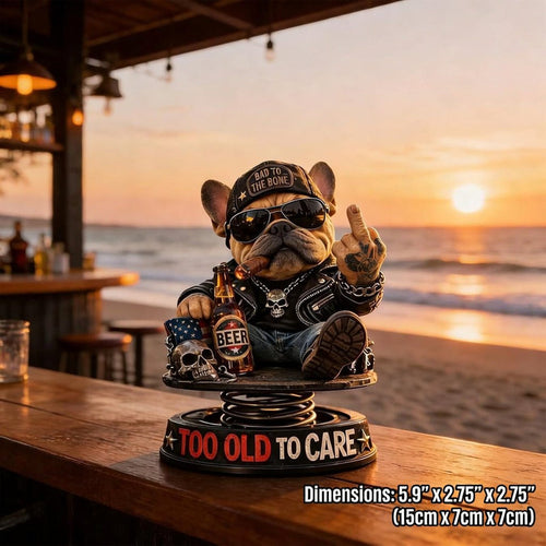 CruiseBoss – Lustige Armaturenbrett-Bulldogge