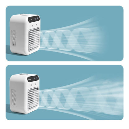 BreezeMist – Mini Ventilador Rociador Refrigerante