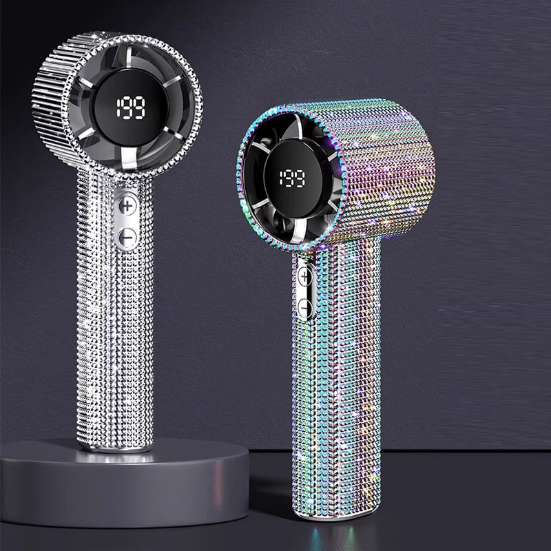 BreezeLux – Luxuriöser, wiederaufladbarer Turbo-Handventilator